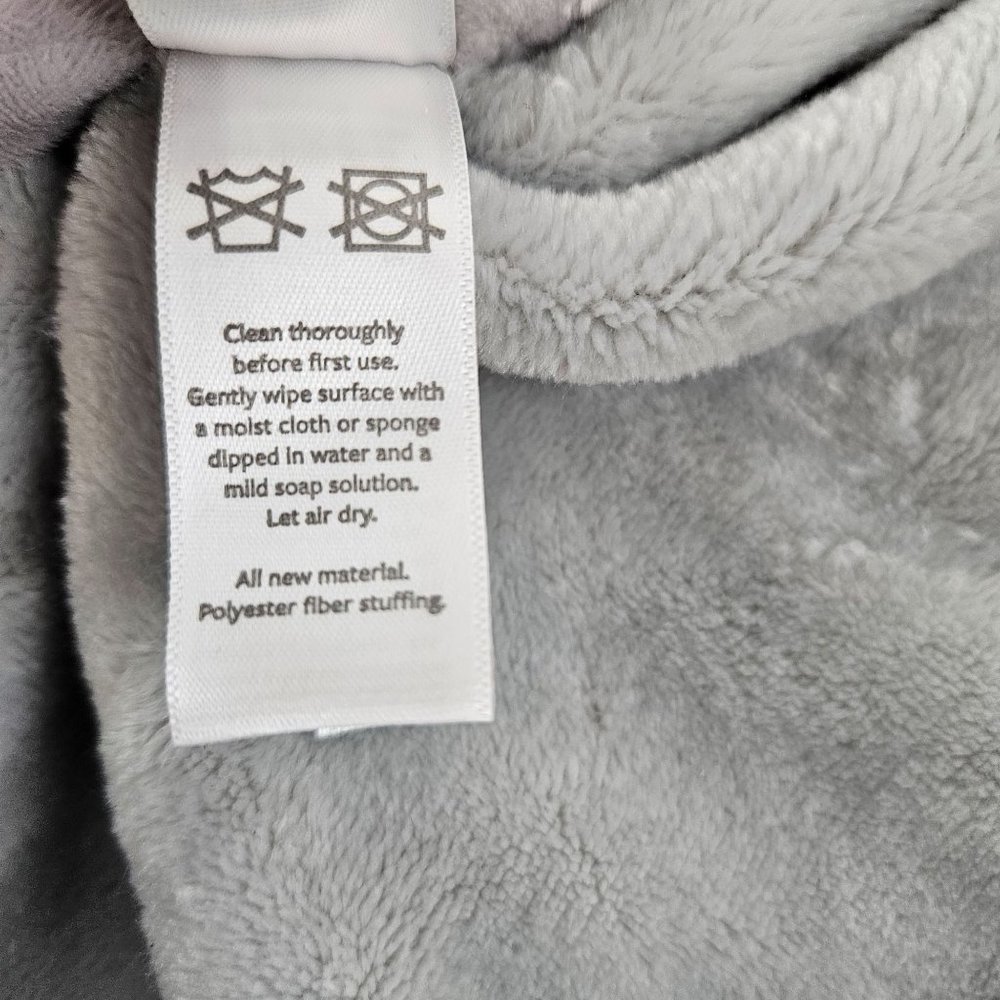 Carters Elephant Plush Lovey Gray Satin Edge and Back Security Blaket 2020 - Picture 6 of 10